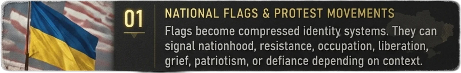 01 National flags and protest movements
