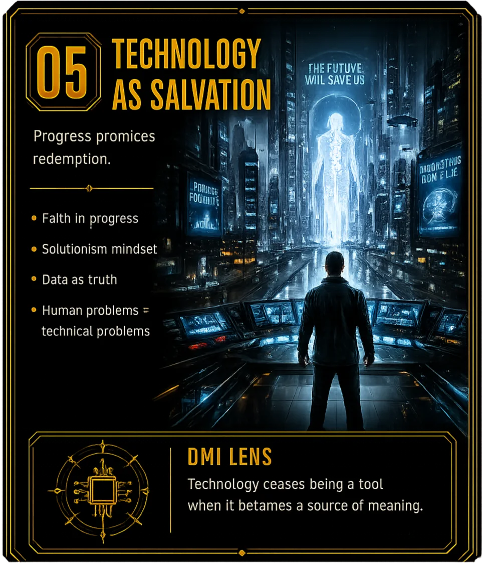 05 Technology as Salvation — progress promises redemption