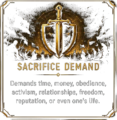 Sacrifice demand